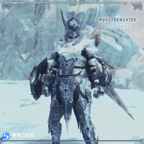 《怪物猎人世界》网游加速器预告：冰原DLC霜翼风漂龙套装