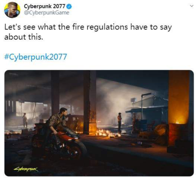 《赛博朋克2077》官方加速器推出新概念图 主角骑机车身处破败建筑