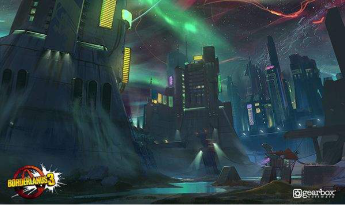 《无主之地3》官方游戏加速器公布：全新设计概念图 魔女阿玛拉颇俊俏