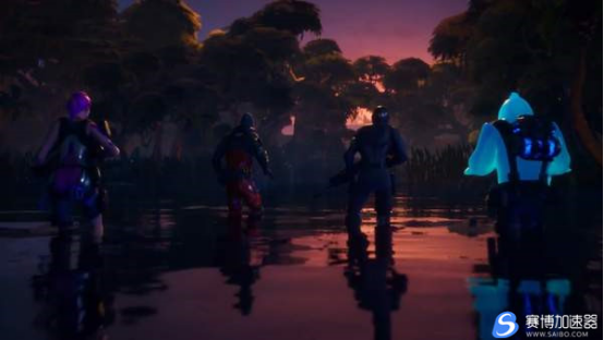 《堡垒之夜》游戏加速器预告第二章 快艇水战，休闲钓鱼