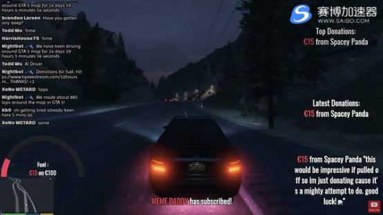 《GTA5》骨灰玩家做出惊人之举 直播开车直到《GTA6》发售为止