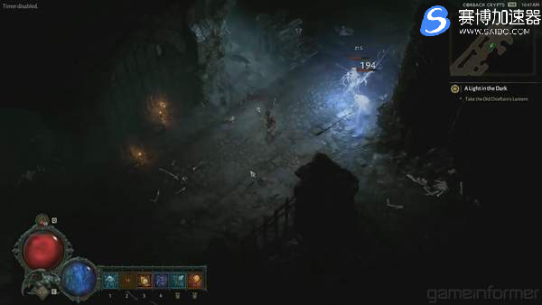 游戏加速器实机演示《暗黑破坏神4》女巫师掌控冰火雷电对战敌人